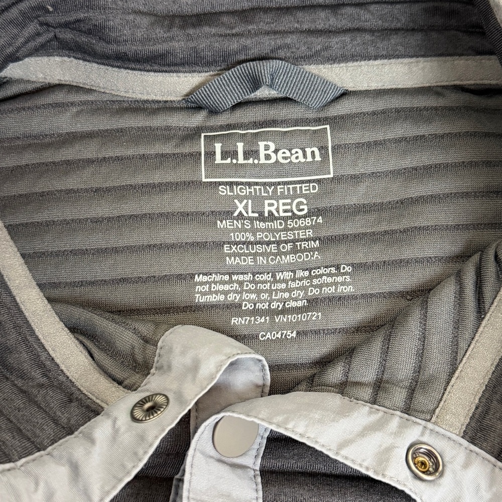 L.L. Bean Men's Airlight Knit Pullover / XL Regular | Dark Grey - Picture 6 of 6